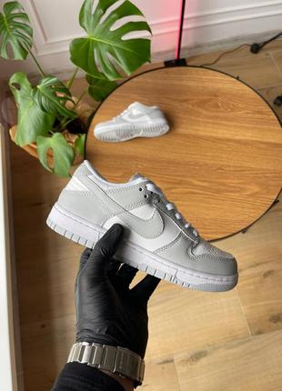 Кроссовки nike dunk low retro grey fog1 фото