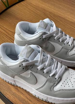 Кросівки nike dunk low retro grey fog8 фото