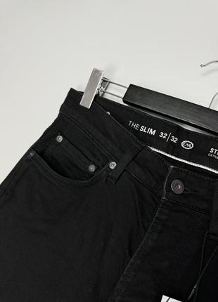 C&amp;a базовые черные джинсы. slim fit.3 фото