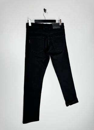 C&amp;a базовые черные джинсы. slim fit.6 фото