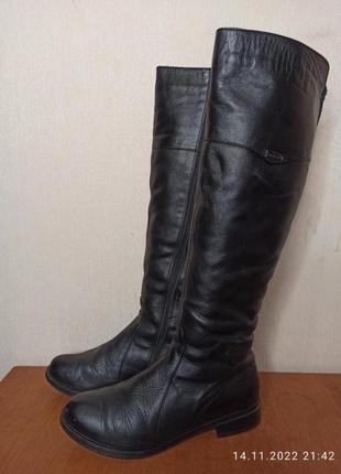 🌸🕊️🌿 ... сапоги зима р.37/38 кожа/овчина обуты раза 3-4... 🌿🕊️🌸