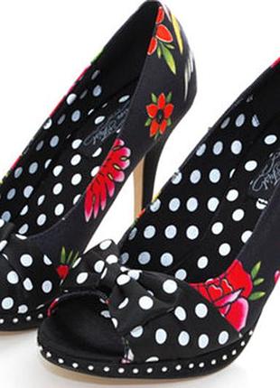 Туфли в винтажном стиле рокабелые пин ап