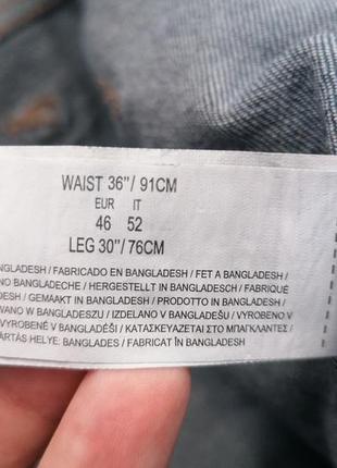 Джинси чоловічі primark stretch straight, w36 l 30, xl, 50-526 фото