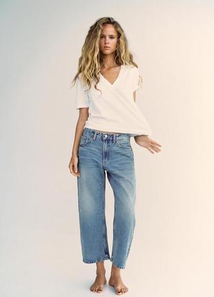 Широкие свободные джинсы от zara 32р, оригинал