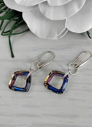 Сережки swarovski