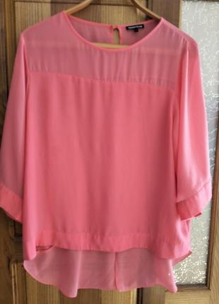 Нежная нарядная блуза большого размера. 52-56р.