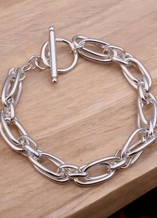 Браслет цепочку женский серебро silver ♥️ стильное оригинальное украшение
