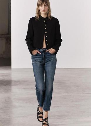 Укороченный жакет с пуговицами — zw collection zara