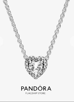 Ланцюжок чокер кулон срібло silver_pandora кольє
