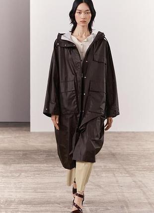 Довга куртка — zw collection zara