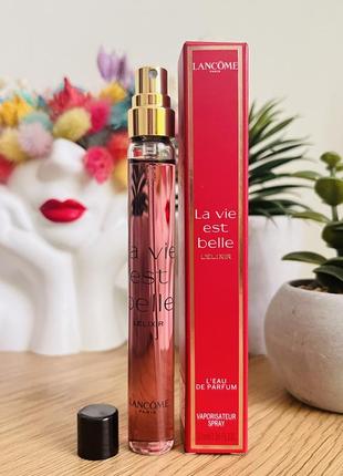 Оригинальный миниатюрный парфюм парфюмированная вода lancome la vie est belle l`elixir