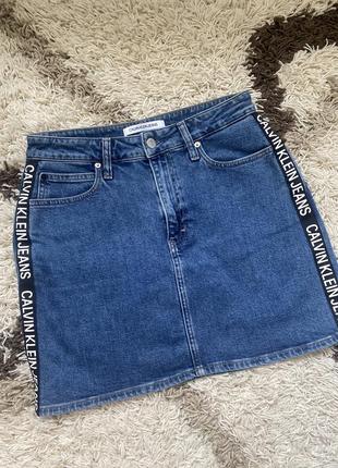 Джинсова спідниця calvin klein 7