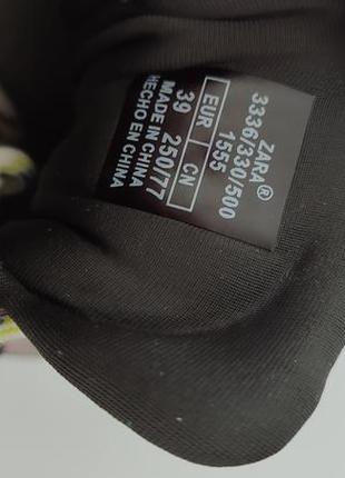 Фирменные женские базовые кроссовки от бренда zara 39 г.5 фото