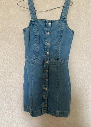 Сарафан джинсовый
