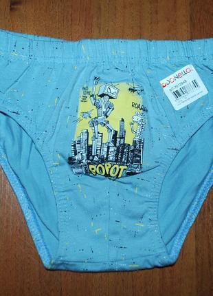 Трусики плавки 6-7 рост 122-128 донелла donella робот динозавр