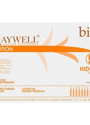 Ампулы лосьон для реконструкции волос raywell bio hidra lotion 10 мл