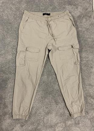 Брюки карго джоггеры мужские pull &amp; bear