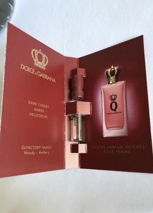 Dolce &amp; gabbana q eau de parfum intense 1,5 ml 3