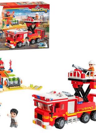 Конструктор пожежна машина, qman 12013, 539 дет