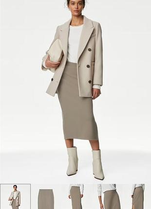 Юбка из хлопковой смеси marks spencer