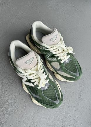 Кросівки new balance 9060 green beige2 фото