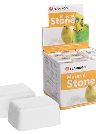 Flamingo pickstone фламінго мінеральний камінь для птахів, 2.8х4х2см