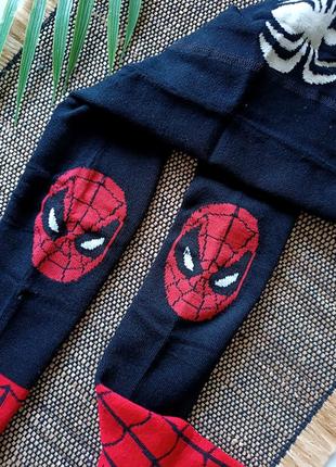 Демисезонные детские колготки spider man человек паук