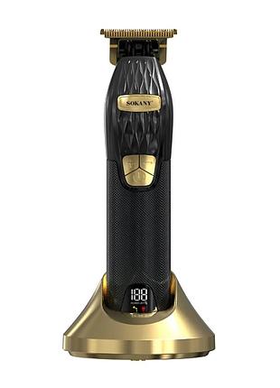 Триммер для стрижки sokany sk-lf-9972 аккумуляторный с led дисплеем