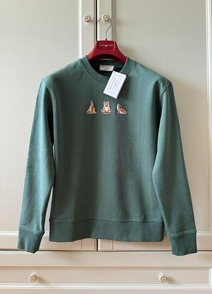 💚maison kitsune свитшот