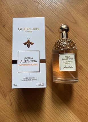 Жіноча туалетна вода guerlain aqua allegoria mandarine basilic 75 ml.