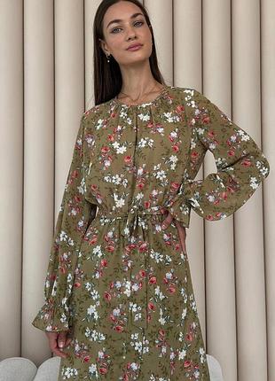 Nenka 3563-с01 l оливковий принт