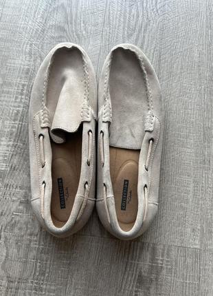 Мужские мокасины clarks 42 размер замша