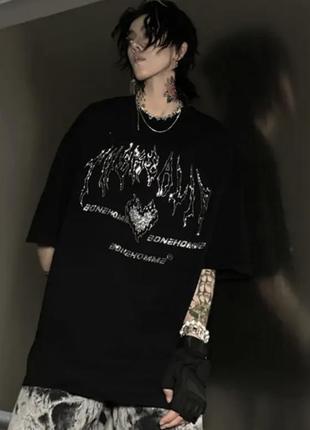 Оверсайс футболка hello kitty y2k dollskill унисекс