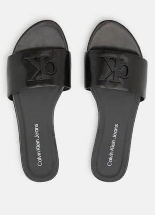 Шлепанцы кожуани calvin klein
