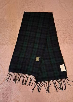 Клетчатый шарф, шарф в клетку