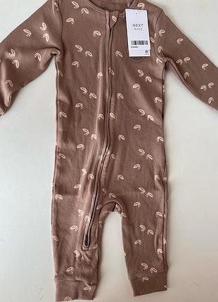 Боді чоловічок next 6 - 9 міс