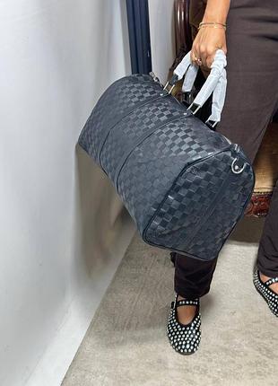 Сумка кожаная спортивная дорожная keepall