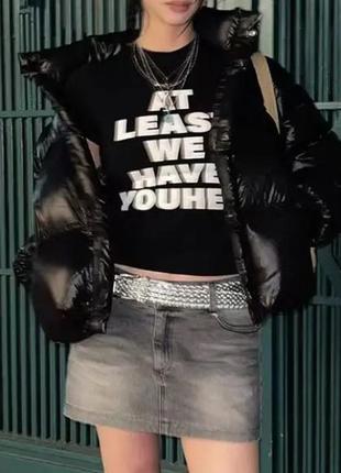Кроп топ укорочена футболка y2k