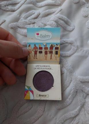 Тени для век
 thebalm cosmetics nude beach в оттенке brave