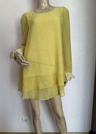 Свобідна жоржетова сукня / m/ brend never fully