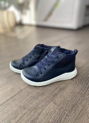 Ботинки кожаные оригинал ecco sp.1 lite infant724151 гг.21-26