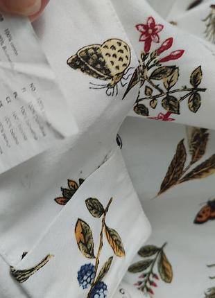 Уникальная винтажная большая 3 м. штора коттон "botanica"