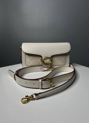 Жіноча сумка coach бежева
