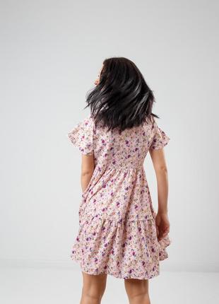 Летнее платье мини "flower" &lt;unk&gt; норма и батал &lt;unk&gt; распродаж модели6 фото