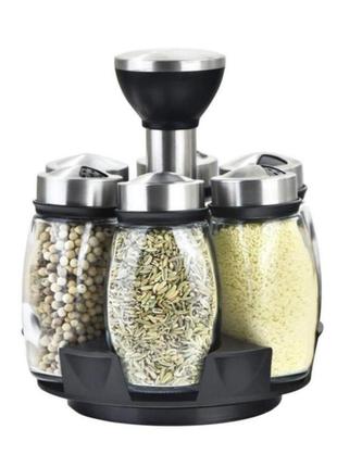 Набор для специй spiceck set на подставке 7 предметов