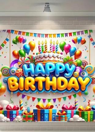 Банер happy birthday