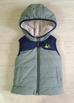 Теплая жилетка debenhams 12-18 мес.