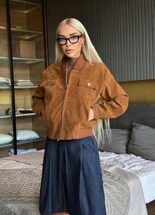 Куртка косуха в стилі miu miu