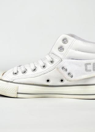 Converse женские кеды высокие белые кожаные размер 37