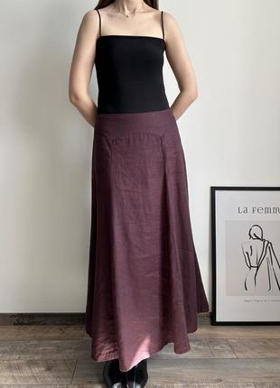 Льняная юбка laura ashley